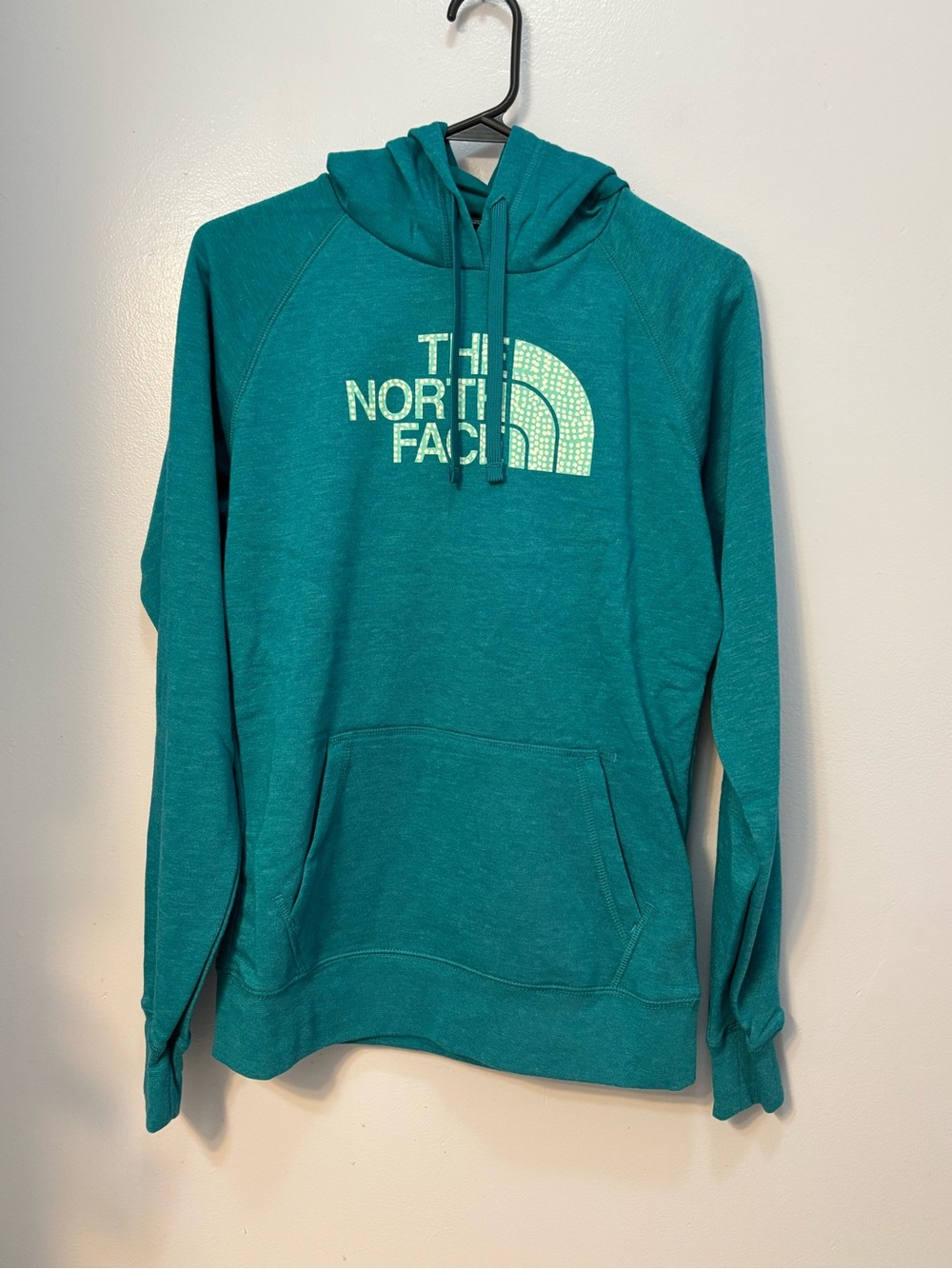 The North Face Harbor Blue Heather Half Dome Pullover Hoodie Medium M NWT